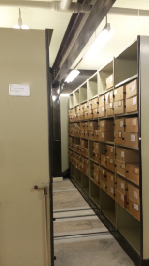 An example of the boxes which contain the specimens